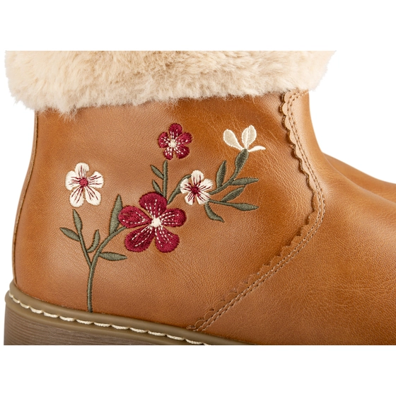 Bottines COGNAC LOVELY SKULL