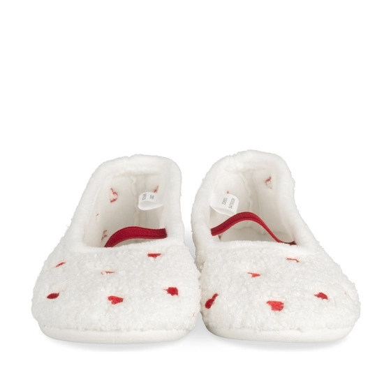 Slippers WHITE LOVELY SKULL