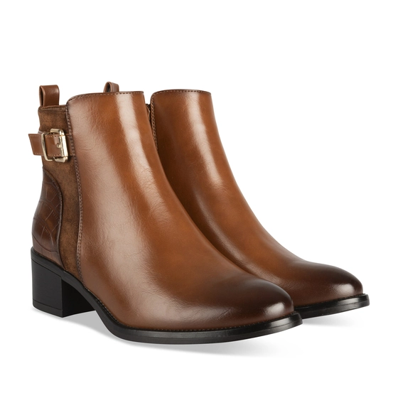 Ankle boots COGNAC SINEQUANONE