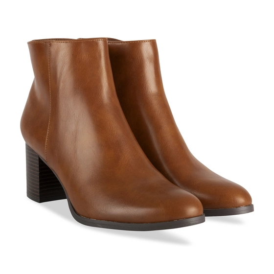 Bottines COGNAC SINEQUANONE