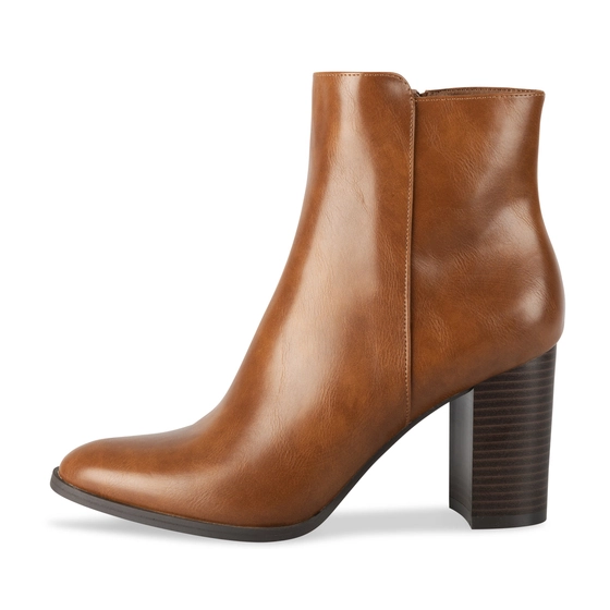 Bottines COGNAC SINEQUANONE