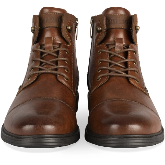 Bottines COGNAC DENIM SIDE