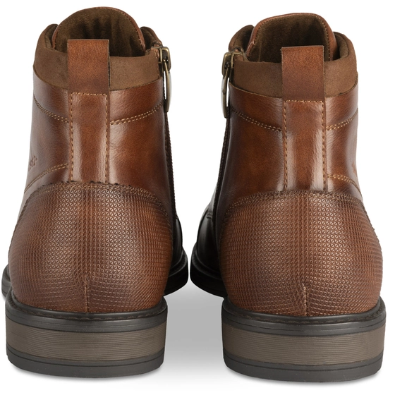 Bottines COGNAC DENIM SIDE