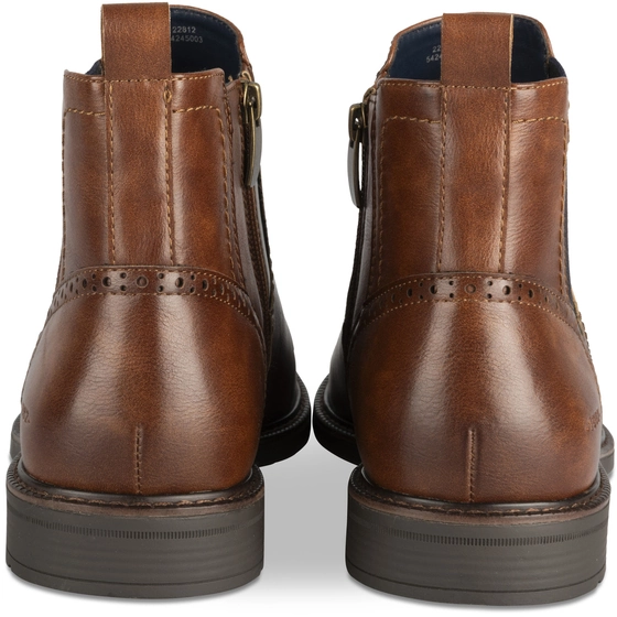 Bottines COGNAC DENIM SIDE