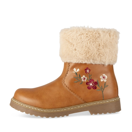 Ankle boots COGNAC LOVELY SKULL