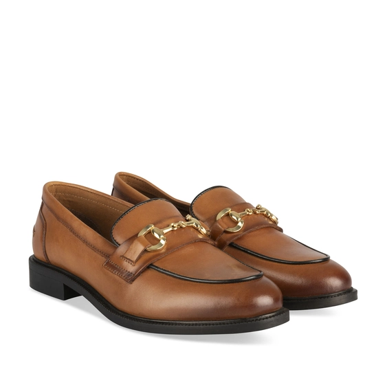 Mocassins COGNAC SAN MARINA