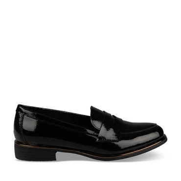 Moccasins BLACK VIA DONNA