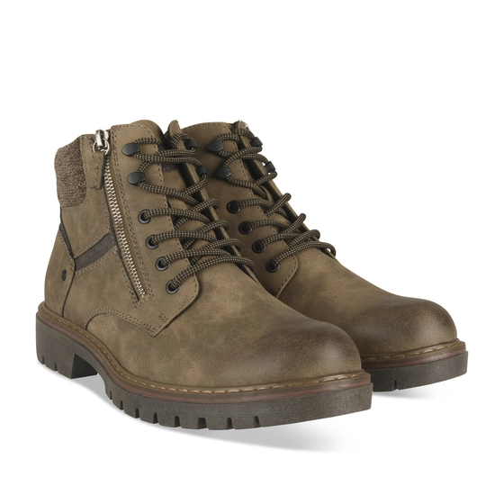 Bottines TAUPE RELIFE