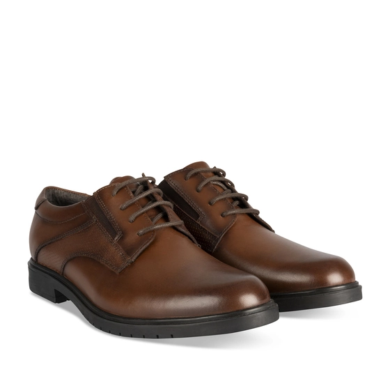 Derbies MARRON MEGIS CASUAL