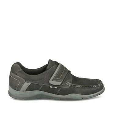 Chaussures bateau NOIR MEGIS CASUAL