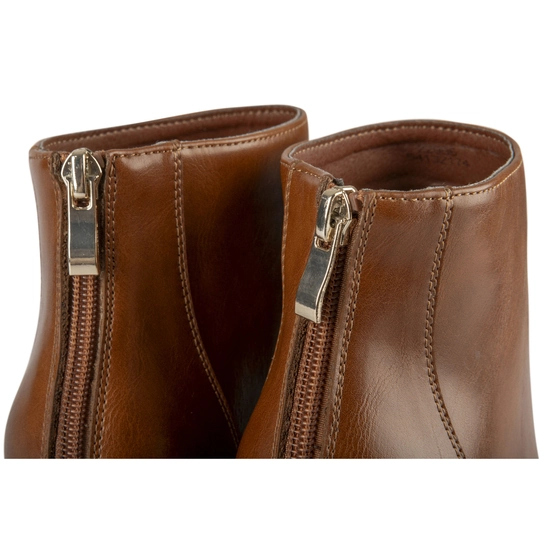 Bottines COGNAC SINEQUANONE