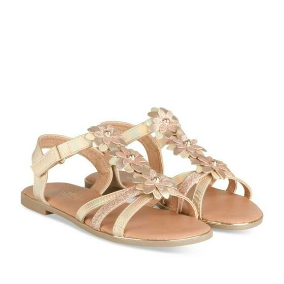 Sandals GOLD LOVELY SKULL