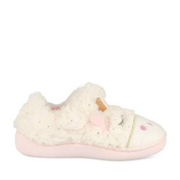 Chaussons licorne BLANC NINI & GIRLS