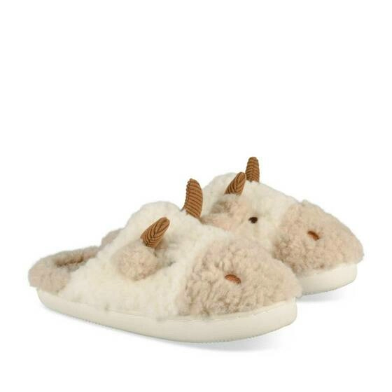 Chaussons vache BEIGE PHILOV