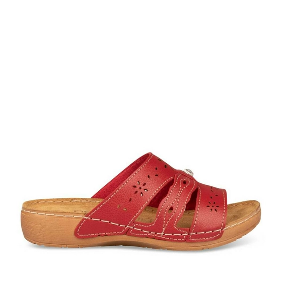 Mules RED NEOSOFT RELAX