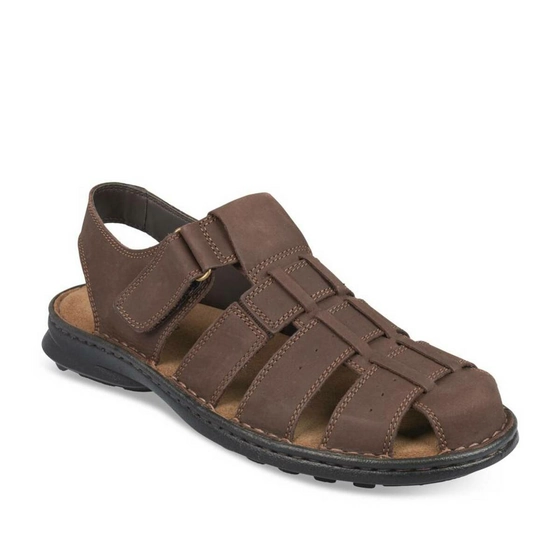 Sandals BROWN CAPE BOARD CUIR