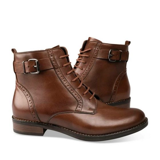 Bottines MARRON MEGIS ELEGANT