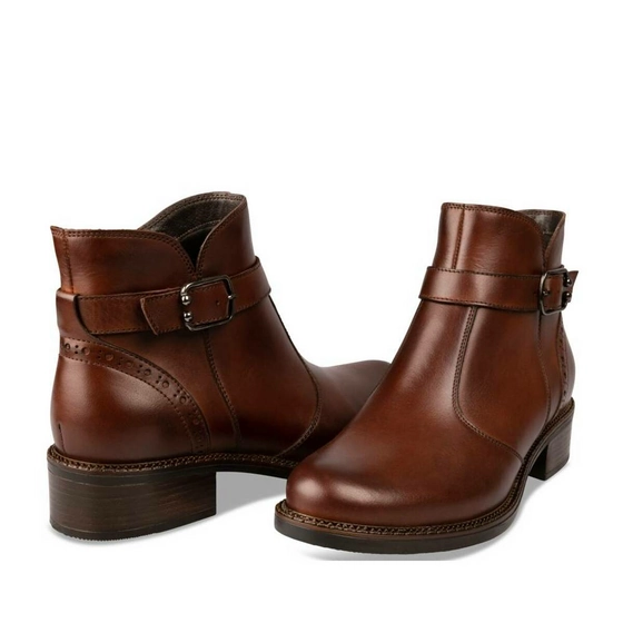 Bottines MARRON MEGIS ELEGANT