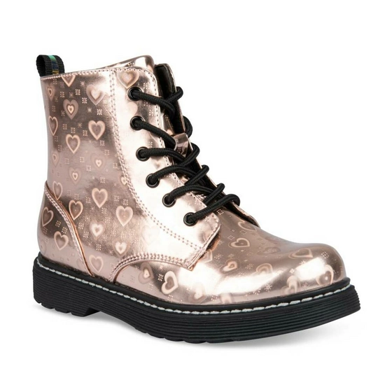 Ankle boots PINK LOVELY SKULL