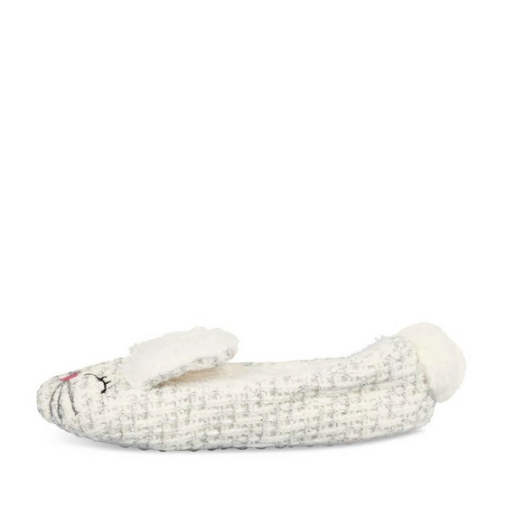 Slippers rabbit WHITE LOVELY SKULL