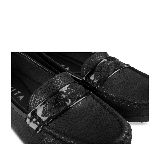 Moccasins BLACK EVITA