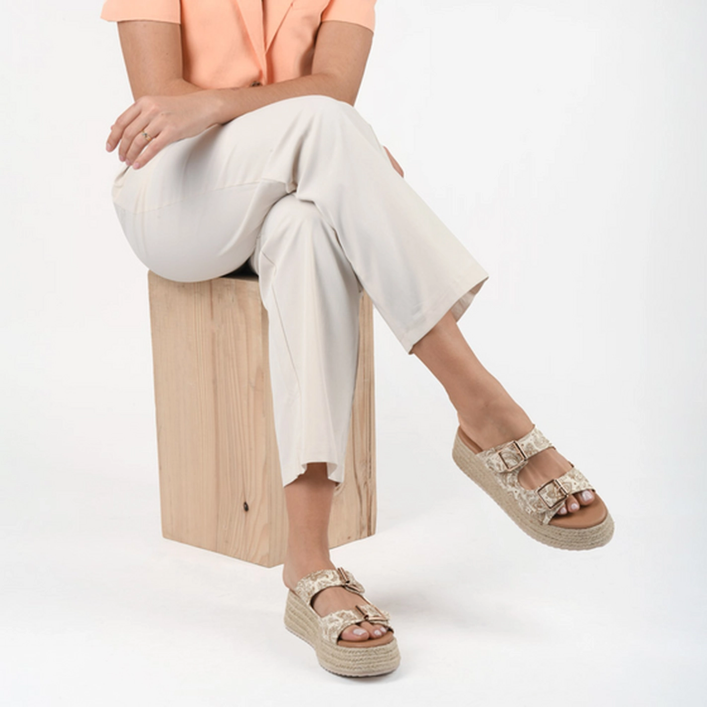 Mules BEIGE MERRY SCOTT