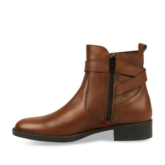 Bottines COGNAC MEGIS ELEGANT