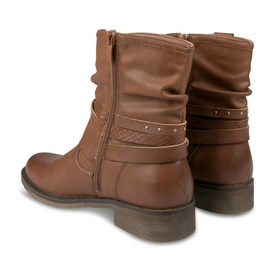 Bottines COGNAC MERRY SCOTT