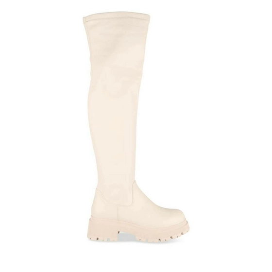 Thigh-High Boots BEIGE MERRY SCOTT