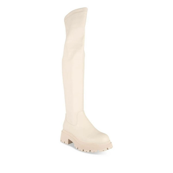 Thigh-High Boots BEIGE MERRY SCOTT