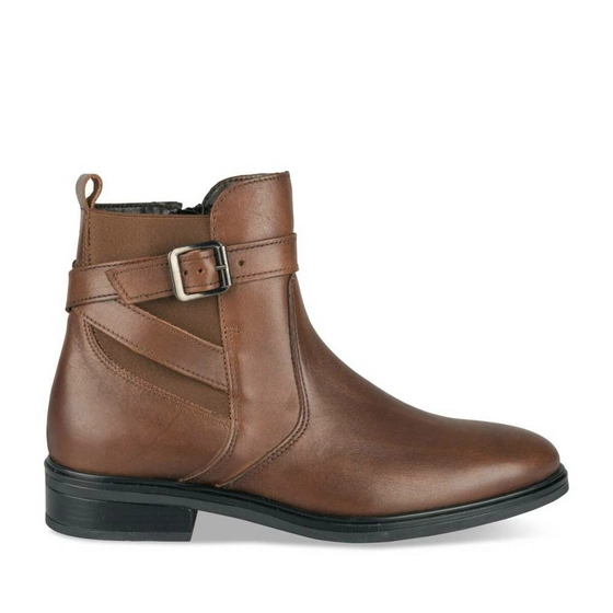 Bottines COGNAC MEGIS ELEGANT