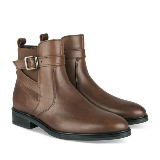 Ankle boots COGNAC MEGIS ELEGANT