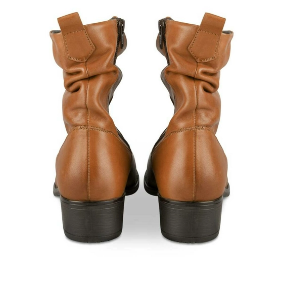 Ankle boots COGNAC MEGIS ELEGANT