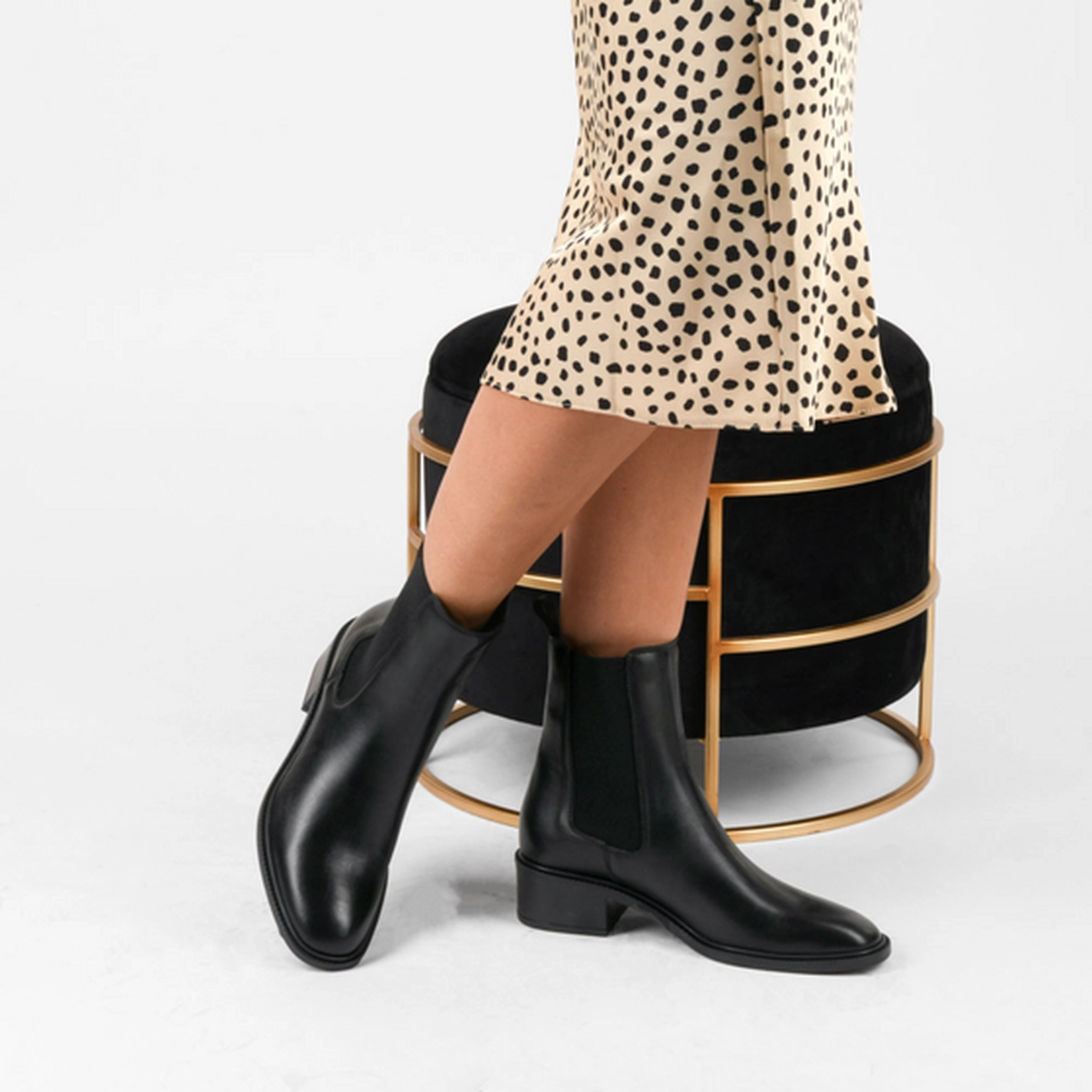 Bottines NOIR MEGIS ELEGANT