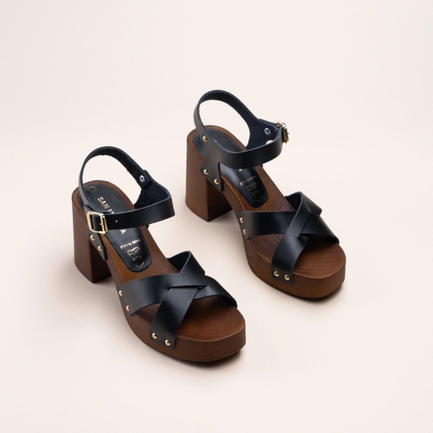 Sandals BLACK SAN MARINA