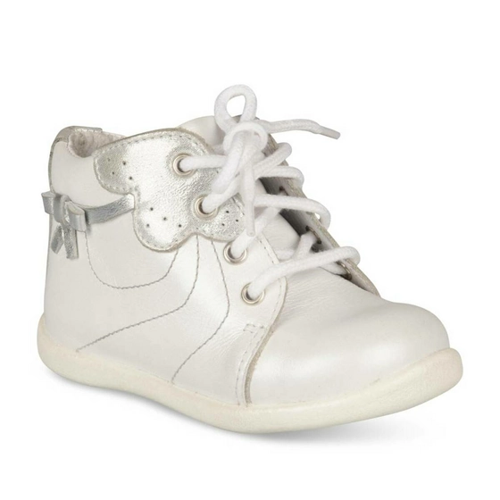 Ankle boots WHITE FREEMOUSS GIRL LEATHER