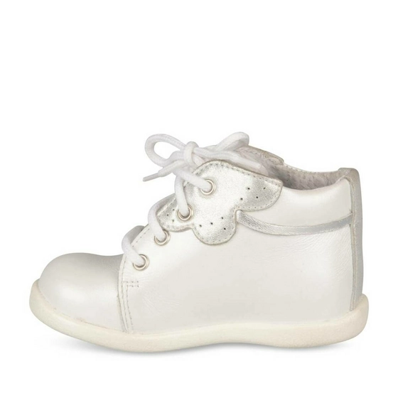 Ankle boots WHITE FREEMOUSS GIRL LEATHER