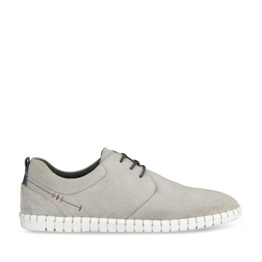 Baskets GRIS DENIM SIDE CUIR