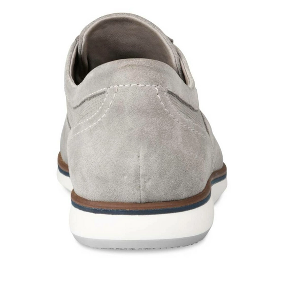 Derbies GREY DENIM SIDE LEATHER