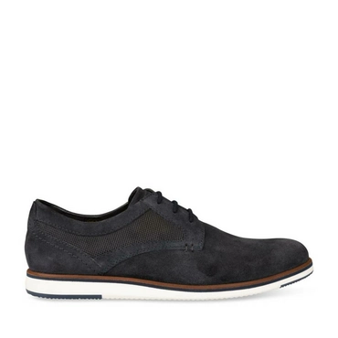 Derbies MARINE DENIM SIDE CUIR