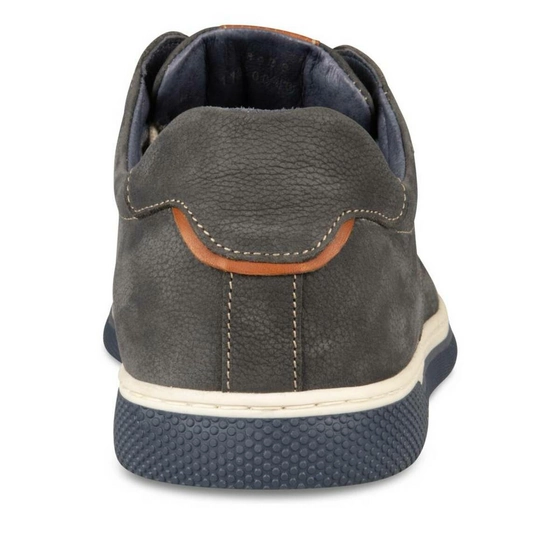 Derbies MARINE DENIM SIDE CUIR