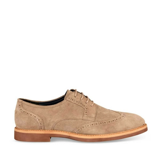 Derbies BEIGE B-BLAKE CUIR