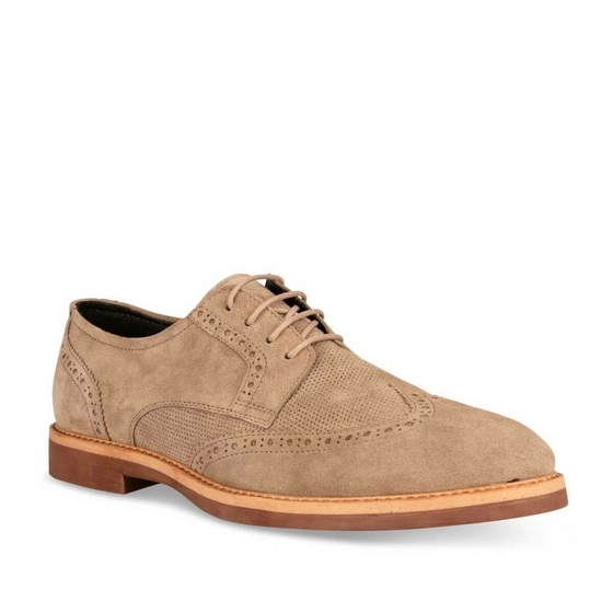 Derbies BEIGE B-BLAKE CUIR