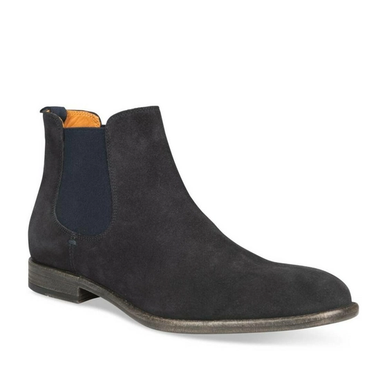 Ankle boots NAVY B-BLAKE CUIR