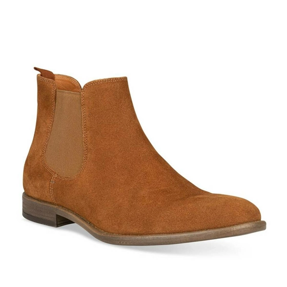 Ankle boots COGNAC B-BLAKE CUIR