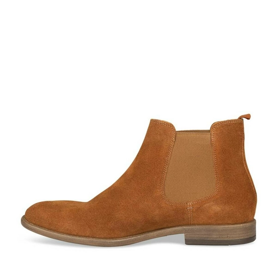 Ankle boots COGNAC B-BLAKE CUIR