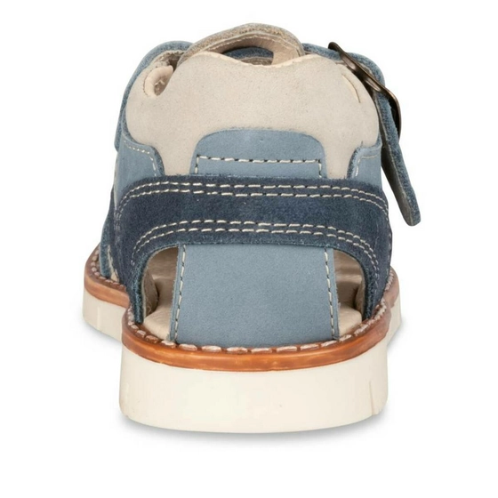 Sandales BLEU CHARLIE & FRIENDS CUIR