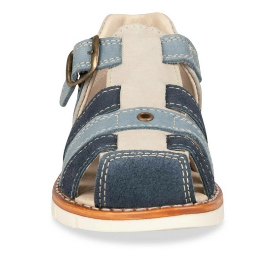 Sandales BLEU CHARLIE & FRIENDS CUIR