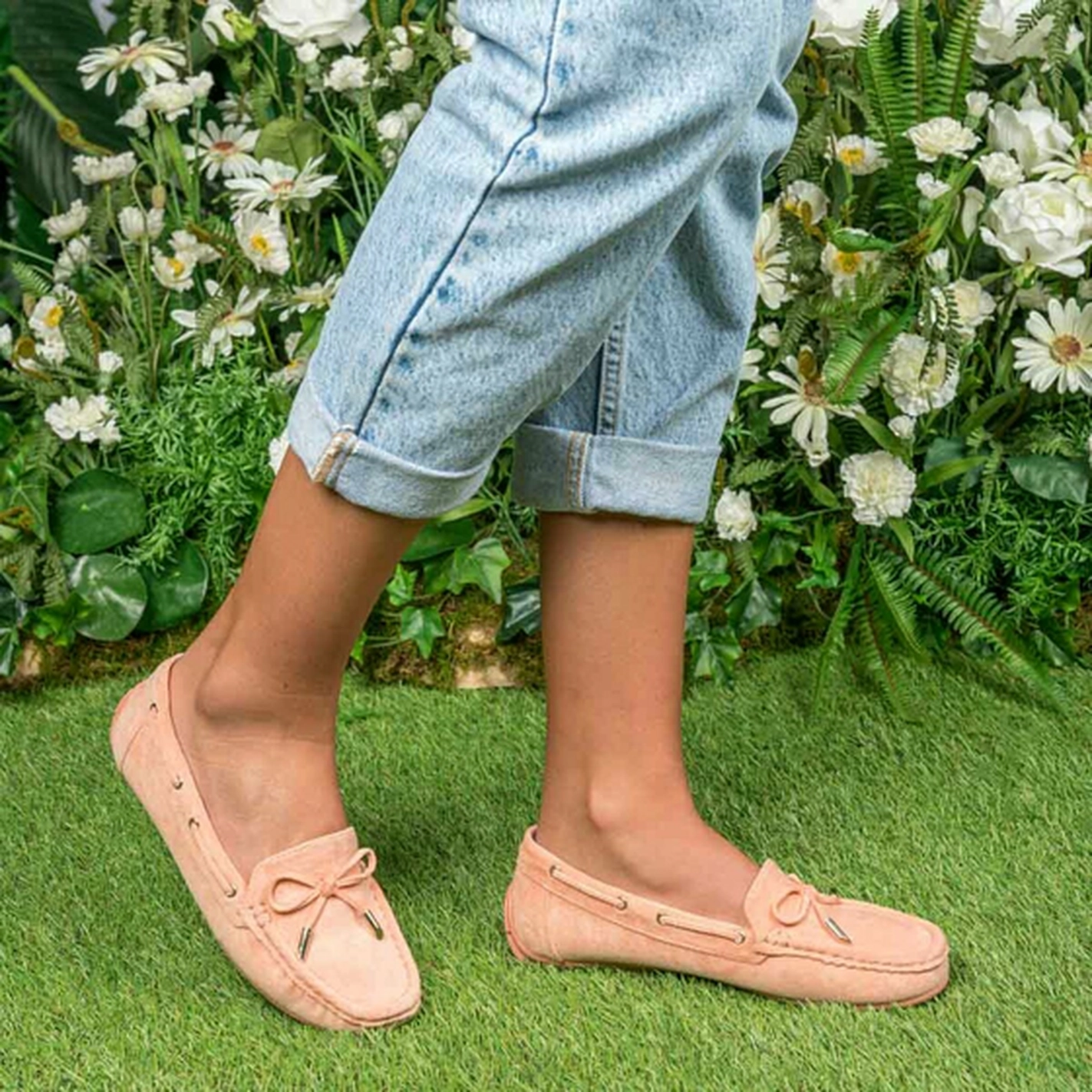 Moccasins PINK VIA DONNA