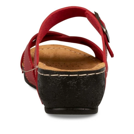 Mules RED NEOSOFT RELAX